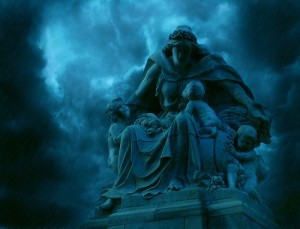 mother protecting her children from rain photoshop tutorial how to make rain
