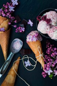 Lilac and icecream