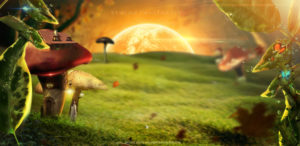 fantasy dream world mushroom