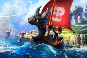 How to Train Your Dragon...The Wind Waker! Toothless boat is best boat