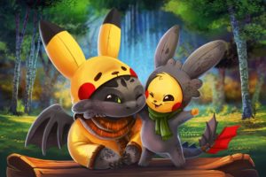 jammy jam party this time with Toothless and Pikachu!