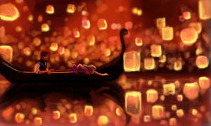 Tangled Zachary Levi Flynn and Rapunzel