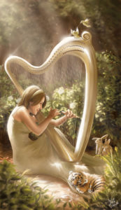 Virgo is known to be associated with Feminine signs ruled by elements of Earth. Ancient traditions symbolised Virgo as the Goddess of Earth's Fertility and Agriculture, often portrayed as bearing flowers, sheaves of wheat or ears of corn. She is also an entity of Creation and Purity, naturally concerned with the health and well-being of domesticated animals.