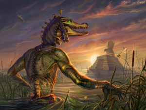 digital painting creature