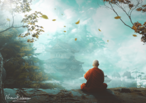 monk meditation