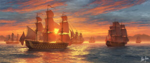 calm seas ship